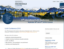 Tablet Screenshot of conference.ilias.de